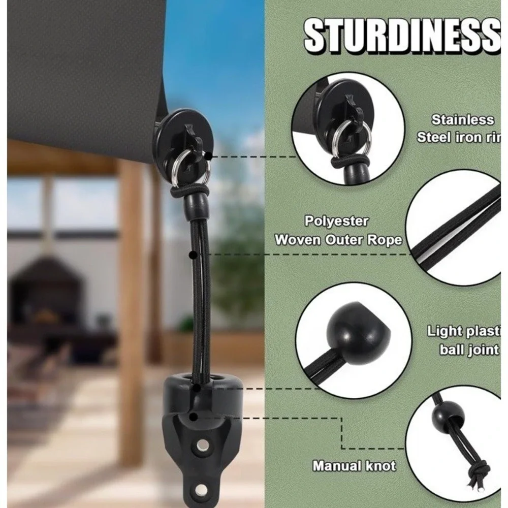 Lihopefe Universal Replacement, mounting Bracket for Indoor/Outdoor Sun Blind...